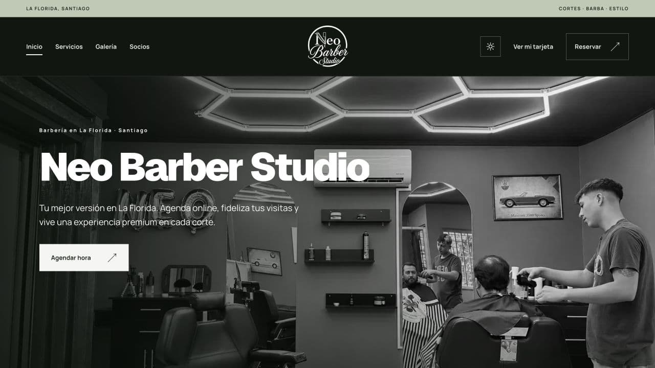 Vista de Neo Barber Studio